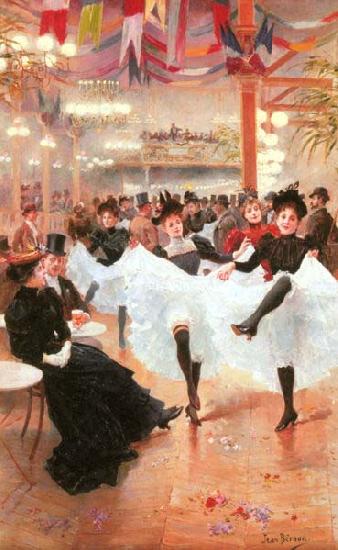 Jean Beraud Le Cafe de Paris France oil painting art